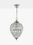 John Lewis Dante Small Ceiling Light, Clear