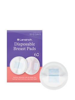 Lansinoh Disposable Breast Pads, Pack of 60, 