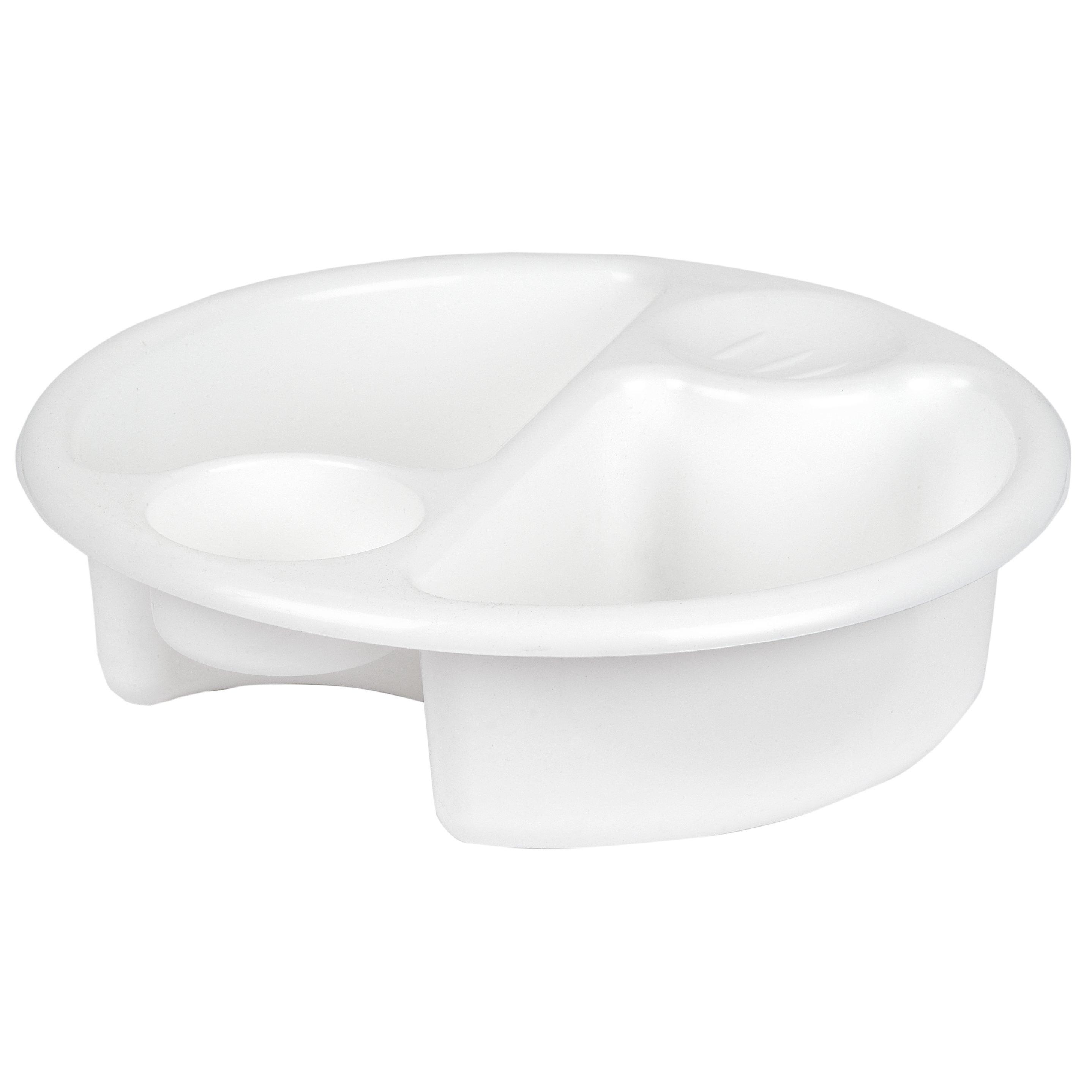 ANYDAY John Lewis & Partners Top and Tail Baby Wash Bowl, White