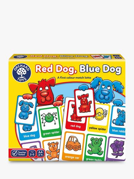Orchard Toys Red Dog Blue Dog Colour Match Game, 