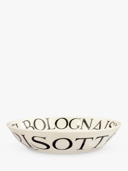 Emma Bridgewater Black Toast Pasta Bowl, Natural, 23.5cm, Natural