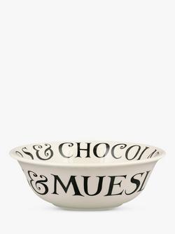 Emma Bridgewater Black Toast Cereal Bowl, Natural, 16.5cm - view 2, Natural