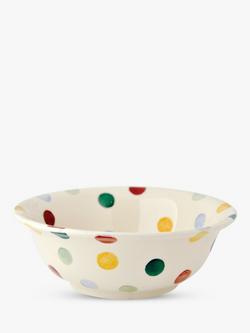 Emma Bridgewater Polka Dot Cereal Bowl, Multi, Dia.16.5cm, Multi