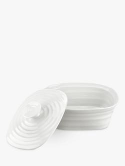 Sophie Conran for Portmeirion Butter Dish, White - view 2, White