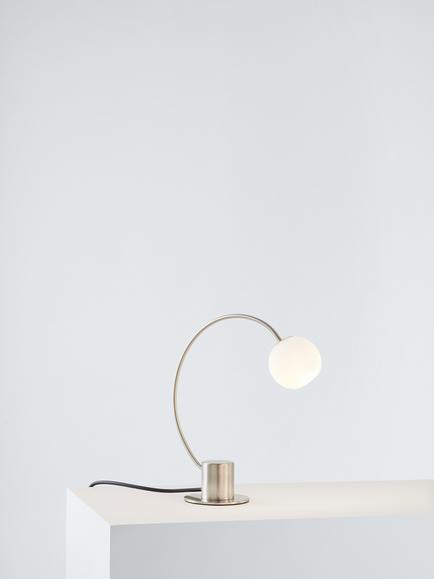 John Lewis Helium Touch Table Lamp, Chrome, Chrome
