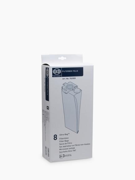 SEBO 7029ER Felix Vacuum Cleaner Bags, Pack of 8, 