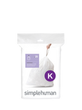 simplehuman Bin Liners, Code K, Pack of 20