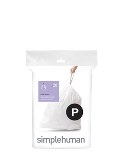 Simplehuman Bin Liners, Code P, Pack of 20, 