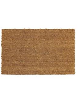 John Lewis Coir Natural Door Mat Rug, Natural