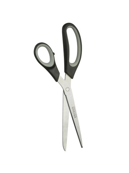 John Lewis Soft Grip Dressmaking Scissors, 25cm, Black