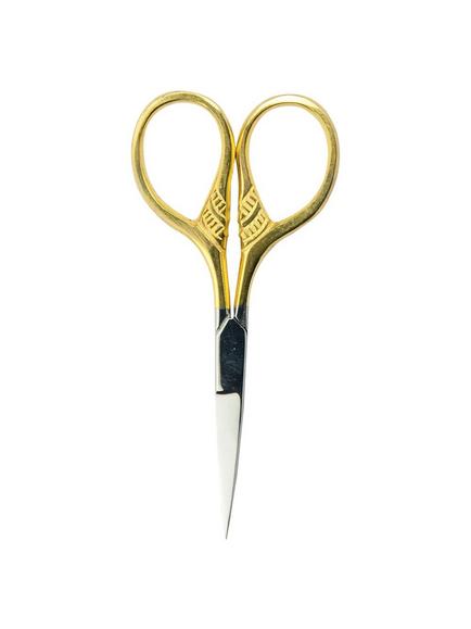 John Lewis Swan Embroidery Scissors, 9cm, Gold