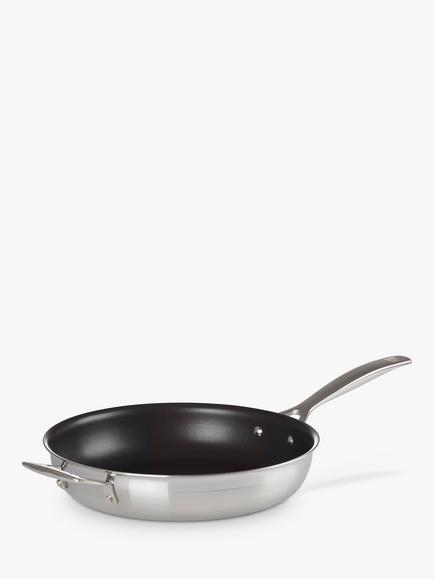 Le Creuset 3-Ply Stainless Steel Non-Stick Frying Pan, Silver