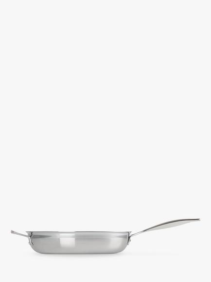 Le Creuset 3-Ply Stainless Steel Non-Stick Frying Pan - view 2, Silver