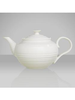 Sophie Conran for Portmeirion Teapot, 1.13L, White - view 2, White