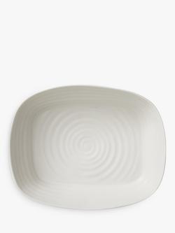 Sophie Conran for Portmeirion Porcelain Rectangular Oven Dish, White, 29.5cm - view 2, White