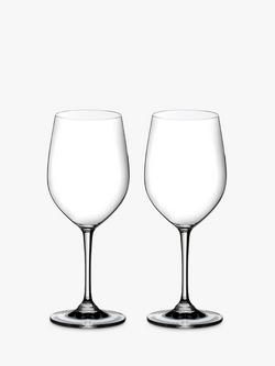 RIEDEL Vinum Viognier/Chardonnay White Wine Glasses, Set of 2, 350ml, Clear, Clear