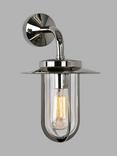 Astro Montparnasse Outdoor Lantern Wall Light, Polished Nickel