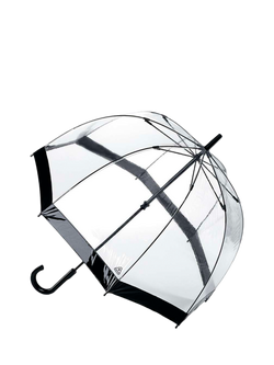 Fulton L041 Birdcage Domed Umbrella, Black