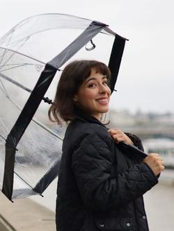 Fulton L041 Birdcage Domed Umbrella - view 2, Black