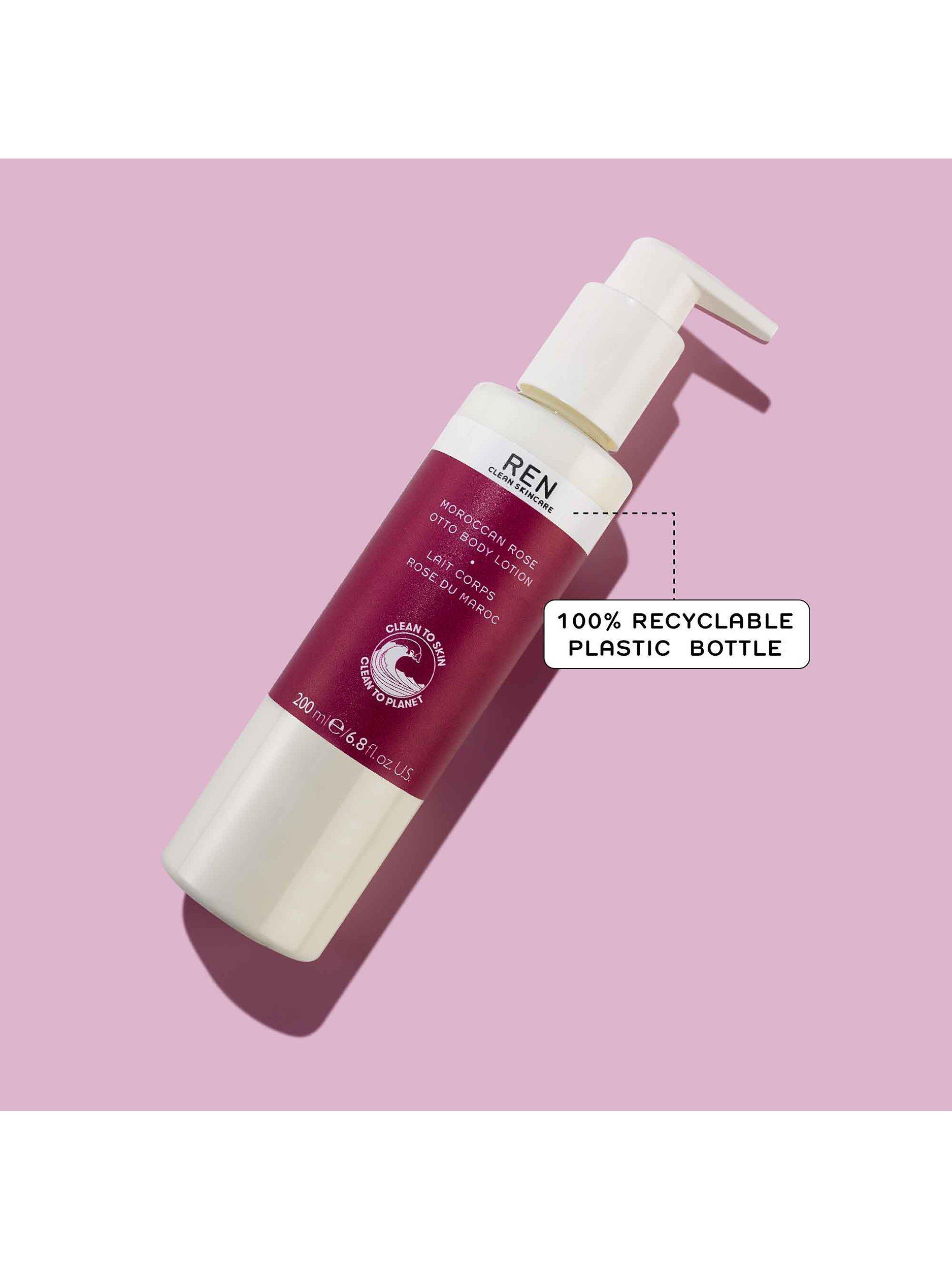 Product image 3 of 5, which shows REN Clean Skincare Moroccan Rose Otto Body Lotion, 200ml