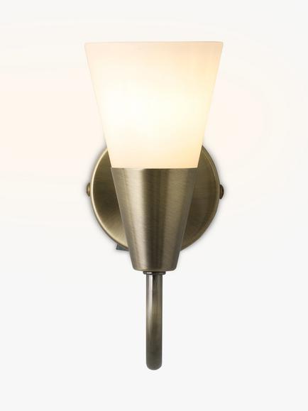 John Lewis Lulu Wall Light - view 2, Antique Brass