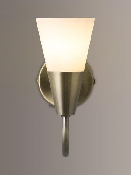 John Lewis Lulu Wall Light, Antique Brass
