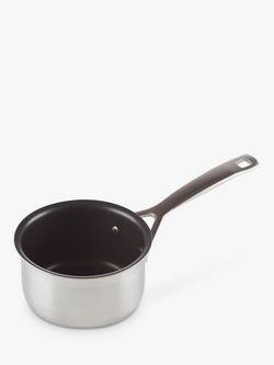Le Creuset 3-Ply Stainless Steel 14cm Non-Stick Milk Pan, 