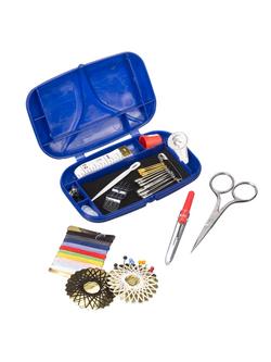 Travel Sewing Box, Medium, Blue