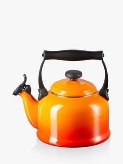 Le Creuset Traditional Stovetop Whistling Kettle, 2.1L, Volcanic