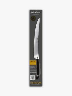 Robert Welch Signature Stainless Steel Carving Knife, 23cm - view 2, Silver/Black