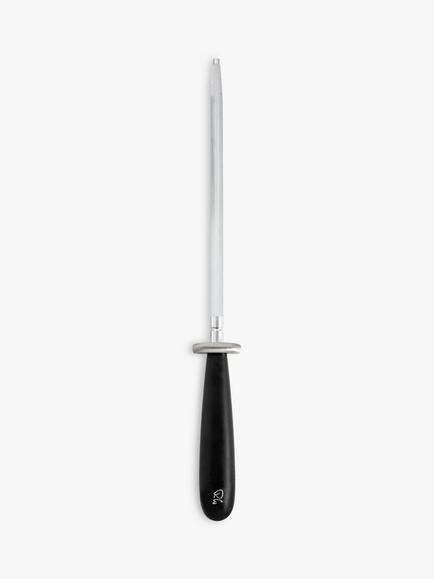Robert Welch Signature Sharpening Steel, 23cm, Silver/Black
