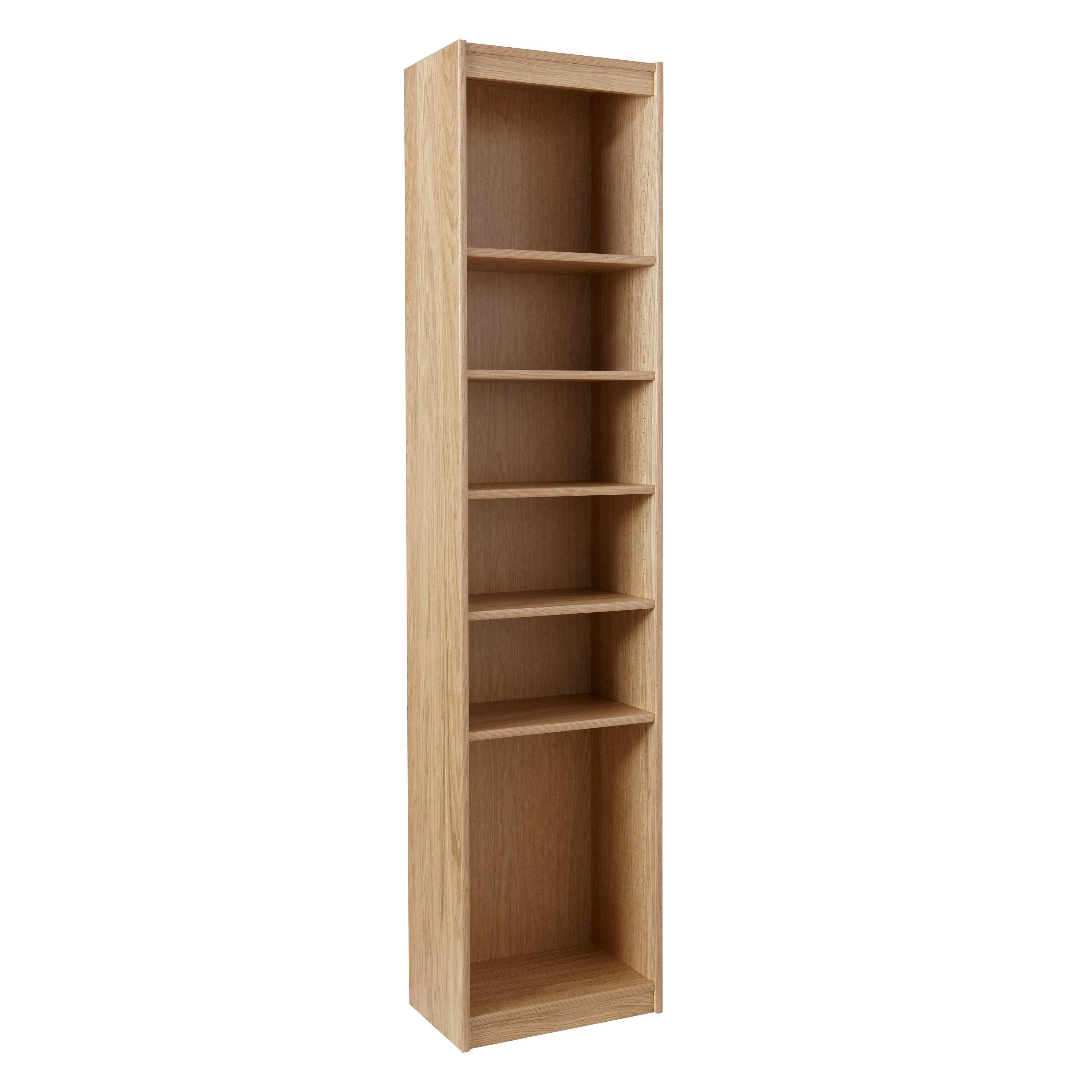John Lewis Agatha Tall Narrow Bookcase, Oak