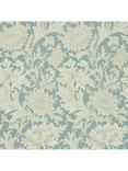 Morris & Co. Chrysanthemum Toile, China Blue / Cream, DMOWCH101