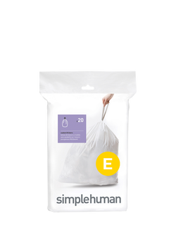 Simplehuman Bin Liners, Code E, Pack of 20, 