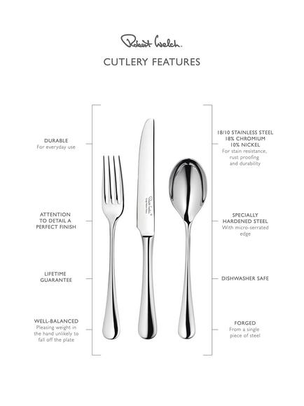 Robert Welch Radford Stainless Steel Espresso Spoon - view 2, Stainless Steel