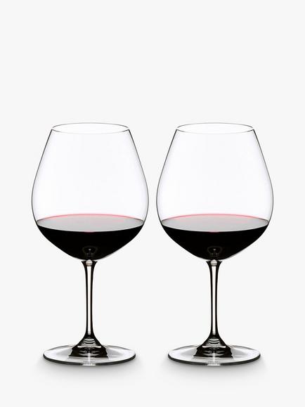RIEDEL Vinum Pinot Noir Red Wine Glasses, Set of 2 - view 2, Clear