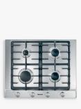 Miele KM2010 Gas Hob, Stainless Steel