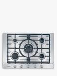 Miele KM2032 75cm Gas Hob, Stainless Steel