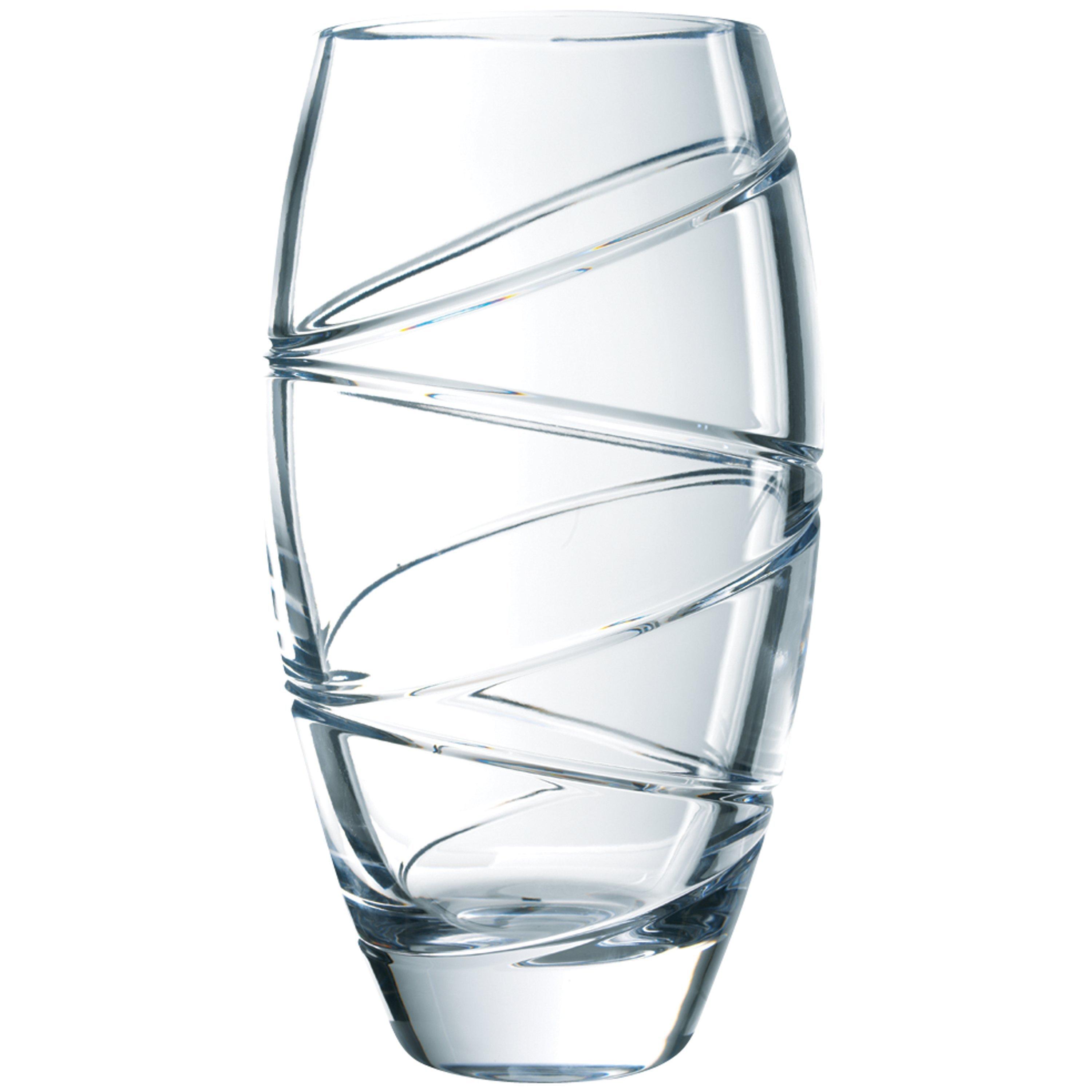 Waterford Crystal Jasper Conran Aura Barrel Vase, 35.5cm