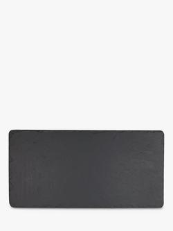 Selbrae House Slate Table Runner, 50cm, Black, Black