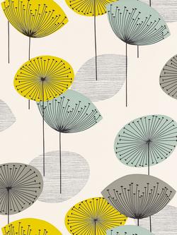 Sanderson Dandelion Clocks Wallpaper, Chaffinch, Dopwda104