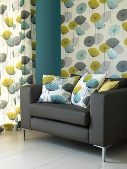 Sanderson Dandelion Clocks Wallpaper - view 2, Chaffinch, Dopwda104