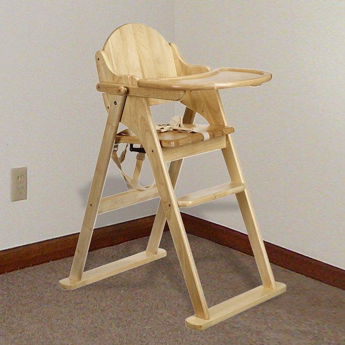 East Coast Folding Wood Highchair