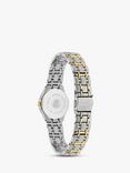 Citizen EW1264-50A Women's Eco-Drive Two Tone Bracelet Strap Watch, Gold/Silver