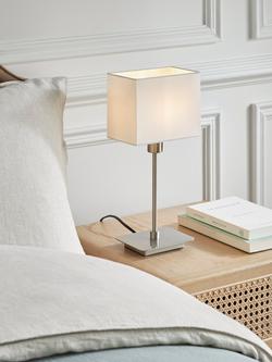 John Lewis Ruby Table Lamps, Set of 2 - view 2, Nickel