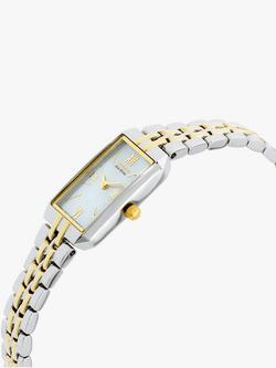 Citizen EG2694-59D Women's Eco-Drive Silhouette Bracelet Strap Watch, Silver/Gold - view 2, Silver/Gold