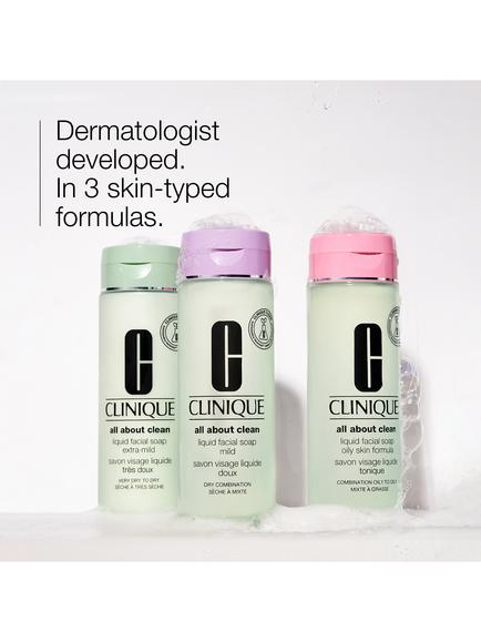 Clinique Liquid Facial Soap - Mild, 200ml - view 2, 