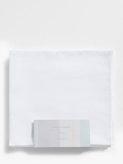 John Lewis ANYDAY Muslin Squares, Pack of 6, White - view 2, 