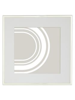John Lewis Daya Photo Frame, 5 x 5" (13 x 13cm), Silver, Silver