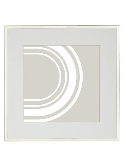John Lewis Daya Photo Frame, 5 x 5" (13 x 13cm), Silver, Silver